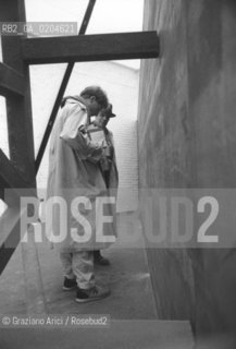 VENEZIA 1980 ARTISTI BEUYS JOSEPH E KIEFER ANSELM © ARCHIVIO Graziano Arici/Rosebud2  39ESIMA BIENNALE ARTE PADIGLIONE ITALIA GIARDINI