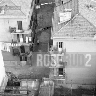 VENEZIA 1982 VEDUTA DAL CAMPANILE DI SAN FRANCESCO DELLA VIGNA © ARCHIVIO Graziano Arici/Rosebud2  CASE QUARTIERE CASTELLO