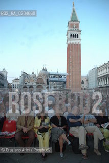 VENICE 5/07/07 - CONCERTO OF THE COMPOSER AND SINGER FRANCO BATTIATO IN ST. MARKS SQUARE ©Graziano Arici/Rosebud2 CANTANTE MUSICA POP ROCK