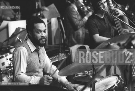 MESTRE 1980 MANIFESTAZIONE MESTRE JAZZ 80 JAZZISTA BILLY HIGGINS   © ARCHIVIO Graziano Arici/Rosebud2  MUSICA ELINGTONIANA