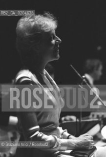VENEZIA1980 MANIFESTAZIONE MESTRE JAZZ 80 JAZZISTA KATE BARNARD © ARCHIVIO Graziano Arici/Rosebud2  MUSICA BRASS BAND  TEATRO GOLDONI