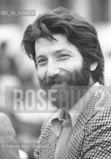 VENEZIA 1980 PRIMO PIANO MASSIMO CACCIARI © ARCHIVIO Graziano Arici/Rosebud2  FESTA PRIMO MAGGIO CAMPO SAN POLO POLITICO