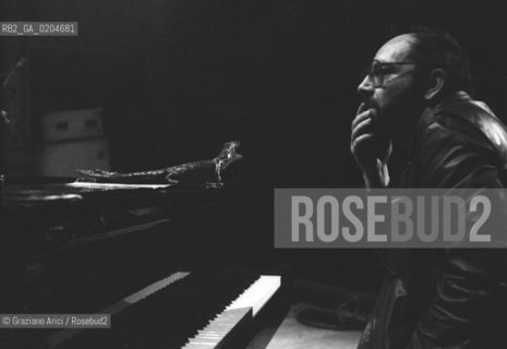 VENEZIA1980 MANIFESTAZIONE MESTRE JAZZ 80 JAZZISTA MISHA MENGELBERG © ARCHIVIO Graziano Arici/Rosebud2  MUSICA F(RAG)MENTS TEATRO GOLDONI