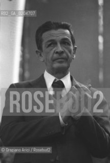 VENEZIA 1980 PRIMO PIANO POLITICO ENRICO BERLINGUER © ARCHIVIO Graziano Arici/Rosebud2  COMIZIO POLITICA GIUDECCA