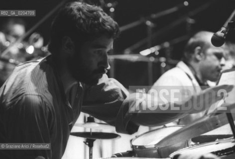 MESTRE1980 MANIFESTAZIONE MESTRE JAZZ 80 JAZZISTA BATTERISTA PAUL LOVENS © ARCHIVIO Graziano Arici/Rosebud2  MUSICA JELLY ROLL TO YOUR SOUL