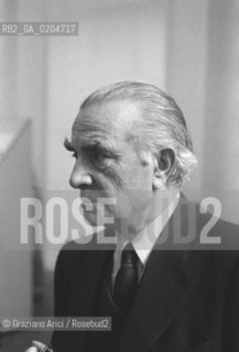 VENEZIA 1980 PRIMO PIANO DEL DIRETTORE DELLA BIENNALE ARTE LUIGI CARLUCCIO © ARCHIVIO Graziano Arici/Rosebud2  39ESIMA BIENNALE ARTE GIARDINI