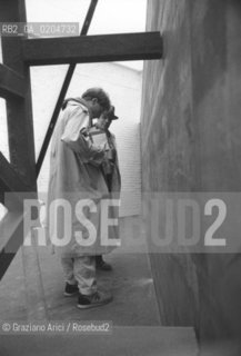 VENEZIA 1980 ARTISTI BEUYS JOSEPH E KIEFER ANSELM © ARCHIVIO Graziano Arici/Rosebud2  39ESIMA BIENNALE ARTE PADIGLIONE ITALIA GIARDINI