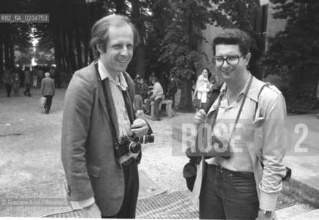 VENEZIA 1980 FOTOGRAFO MARK SMITH E BUFFO © ARCHIVIO Graziano Arici/Rosebud2  39ESIMA BIENNALE ESTERNA GIARDINI