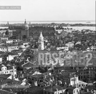 VENEZIA 1980 VEDUTA VENEZIA DAL CAMPANILE DI SAN MARCO © ARCHIVIO Graziano Arici/Rosebud2  CASE CITTA