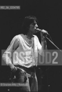 MESTRE 1980 CONCERTO DEL CANTANTE ALBERTO FORTIS © ARCHIVIO Graziano Arici/Rosebud2  MUSICA CONCERTO MESTRE