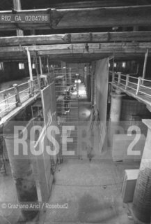 VENEZIA 1980 CORDERIE ARSENALE INTERNI © ARCHIVIO Graziano Arici/Rosebud2  39ESIMA BIENNALE ARCHITETTURA OSTRUZIONE STRADA NOVISSIMA ARSENALE