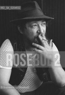 VENICE 1980 DIRECTOR RAINER WERNER FASSBINDER  © ARCHIVIO Graziano Arici/Rosebud2  39ESIMA BIENNALE CINEMA LIDO DI VENEZIA HOTEL EXCELSIOR MAS