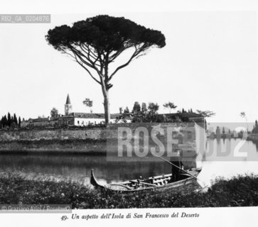 VENEZIA 1980 UN ASPETTO DELLISOLA DI SAN FRANCESCO DEL DESERTO © ARCHIVIO Graziano Arici/Rosebud2  FOTOGRAFIE VENEZIA 1800