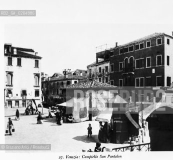 VENEZIA 1980 CAMPIELLO SAN PANTALON © ARCHIVIO Graziano Arici/Rosebud2  FOTOGRAFIE VENEZIA 1800