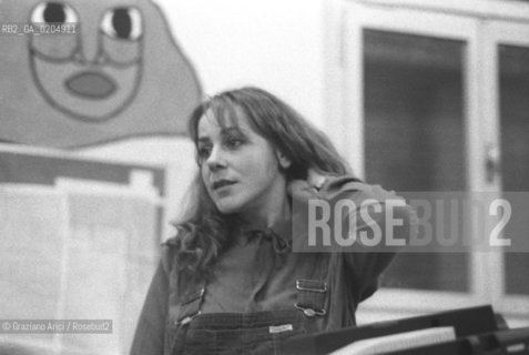 VENEZIA 1980 MARIA TERESA SEGA © ARCHIVIO Graziano Arici/Rosebud2  RAGAZZA CORSO FOTOGRAFIA FOTOGRAFO MARK SMITH GIUDECCA