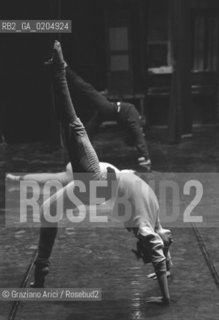 VENEZIA 1981 DANZATRICE COREOGRAFA CAROLYN CARSON © ARCHIVIO Graziano Arici/Rosebud2  BIENNALE DANZA 81 PROVE BALLO TEATRO MALIBRAN