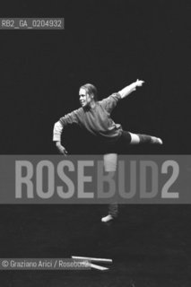 VENEZIA 1981 DANZATRICE COREOGRAFA CAROLYN CARSON © ARCHIVIO Graziano Arici/Rosebud2  BIENNALE DANZA 81 PROVE BALLO UNDICI ONDE TEATRO MALIBRAN