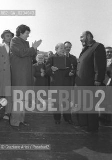 VENEZIA 1981 SINDACO MARIO RIGO E © ARCHIVIO Graziano Arici/Rosebud2  MOSTRA MERLETTI A BURANO
