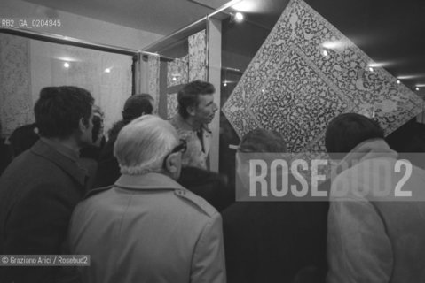 VENEZIA 1981 MUSEO MERLETTI © ARCHIVIO Graziano Arici/Rosebud2  INAUGURAZIONE MUSEO MOSTRA MERLETTI A BURANO