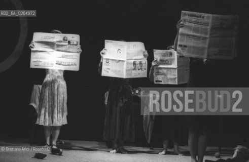 VENEZIA 1981 BALLETTO IPOTESI DONNA © ARCHIVIO Graziano Arici/Rosebud2  INSEGNANTE DANZA DOCENTE PAOLA BRUNA