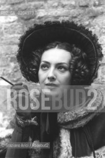 VENEZIA 1981 ATTRICE MARIA ROSARIA OMAGGIO IN COSTUME © ARCHIVIO Graziano Arici/Rosebud2  PRIMO PIANO