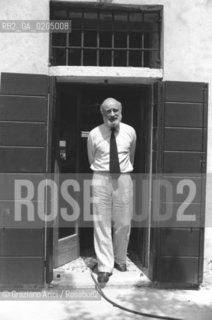 VENEZIA 1981 ARCHITETTO VITTORIO GREGOTTI © ARCHIVIO Graziano Arici/Rosebud2  CENTRO CULTURALE CASA DEI TRE OCI GIUDECCA CONVEGNO FIUME PO