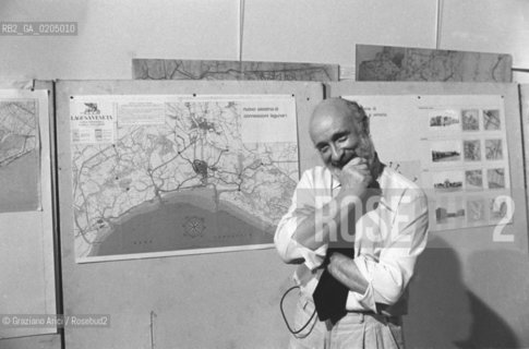 VENEZIA 1981 ARCHITETTO VITTORIO GREGOTTI © ARCHIVIO Graziano Arici/Rosebud2  CENTRO CULTURALE CASA DEI TRE OCI GIUDECCA CONVEGNO FIUME PO