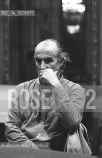 VENEZIA 1981 COMPOSITORE LUIGI NONO © ARCHIVIO Graziano Arici/Rosebud2  INCONTRO CONFERENZA SALE APOLLINEE TEATRO LA FENICE