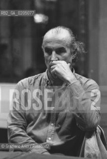 VENEZIA 1981 COMPOSITORE LUIGI NONO © ARCHIVIO Graziano Arici/Rosebud2  INCONTRO CONFERENZA SALE APOLLINEE TEATRO LA FENICE