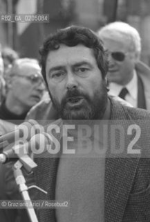 VENEZIA 1981 POLITICO MIMMO PINTO © ARCHIVIO Graziano Arici/Rosebud2  POLITICA MANIFESTAZIONE PER LA PACE PCI LOTTA CONTINUA