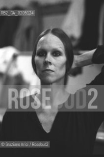 VENEZIA 1981 DANZATRICE COREOGRAFA CAROLYN CARSON © ARCHIVIO GRAZIANO PRIMO PIANO VISO SALA BALLETTO TEATRO LA FENICE