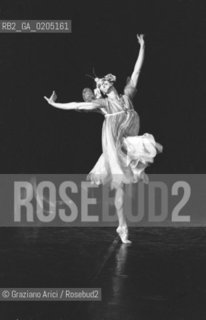 VENEZIA 1982 BALLETTO DI BEJART © ARCHIVIO Graziano Arici/Rosebud2  TEATRO LA FENICE VENEZIA SPETTACOLO BALLETTO COREOGRAFO MAURICE BEJART MAS