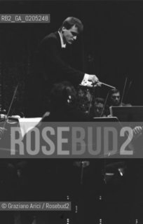 VENEZIA 1983 DIRETTORE DORCHESTRA CHRISTIAN THIELEMANN © ARCHIVIO Graziano Arici/Rosebud2  TEATRO LA FENICE CONCERTO MUSICHE RICHARD WAGNER