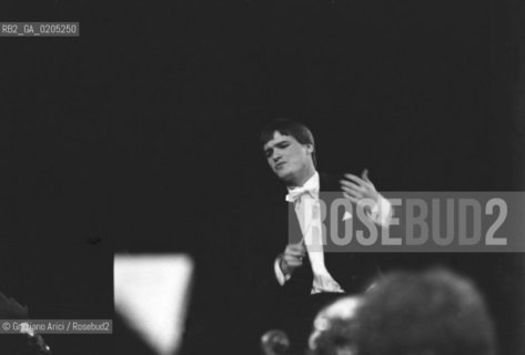 VENEZIA 1983 DIRETTORE DORCHESTRA CHRISTIAN THIELEMANN © ARCHIVIO Graziano Arici/Rosebud2  CHIESA SANTO STEFANO LAZARUS MUSICA