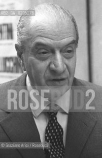 VENEZIA 1983 GIORNALISTA POLITICO BRUNO VISENTINI © ARCHIVIO Graziano Arici/Rosebud2  INCONTRO