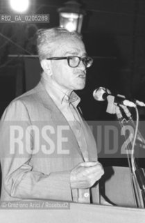 VENEZIA 1983 POLITICO PIETRO INGRAO © ARCHIVIO Graziano Arici/Rosebud2  PRESIDENTE CAMERA DEPUTATI PARTITO COMUNISTA POLITICA