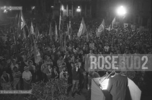 VENEZIA 1983 POLITICO PIETRO INGRAO © ARCHIVIO Graziano Arici/Rosebud2  PRESIDENTE CAMERA DEPUTATI PARTITO COMUNISTA POLITICA CAMPO SANTO STEFANO