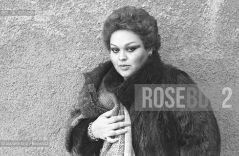 VENEZIA 1983 CANTANTE LIRICA MARGARITA CASTRO-ALBERTY © ARCHIVIO Graziano Arici/Rosebud2  MUSICA LIRICA