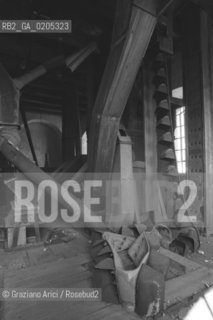 VENEZIA 1984 INTERNI MULINO STUCKY © ARCHIVIO Graziano Arici/Rosebud2   ARCHEOLOGIA INDUSTRIALE MULINO STUCKY PRE-INCENDIO INTERNI GIUDECCA