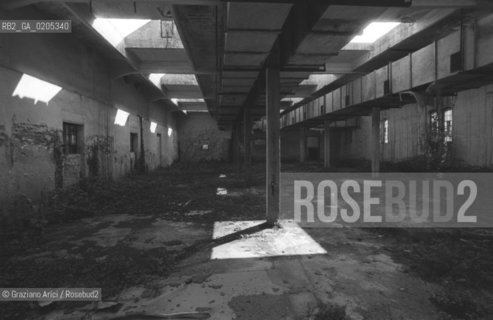 VENEZIA 1984 INTERNI MULINO STUCKY © ARCHIVIO Graziano Arici/Rosebud2   ARCHEOLOGIA INDUSTRIALE MULINO STUCKY PRE-INCENDIO INTERNI GIUDECCA