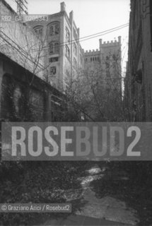 VENEZIA 1984 ESTERNI MULINO STUCKY © ARCHIVIO Graziano Arici/Rosebud2   ARCHEOLOGIA INDUSTRIALE MULINO STUCKY PRE-INCENDIO INTERNI GIUDECCA