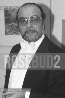 VENEZIA 1984 CANTANTE BASSO BRUSON RENATO © ARCHIVIO Graziano Arici/Rosebud2  TEATRO LA FENICE