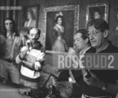 VENEZIA 1984 WORKS SHOP DEL FOTOGRAFO TEDESCO HELMUT NEWTON © ARCHIVIO Graziano Arici/Rosebud2  VENEZIA 79 LA FOTOGRAFIA WORKS SHOP PALAZZO FORTUNY