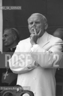 VENEZIA 1985 PAPA GIOVANNI PAOLO II © ARCHIVIO Graziano Arici/Rosebud2  RELIGIONE PAPA