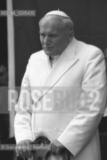 VENEZIA 1985 PAPA GIOVANNI PAOLO II © ARCHIVIO Graziano Arici/Rosebud2  RELIGIONE PAPA