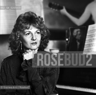 VENEZIA 1985 PRIMO PIANO DI MARIA TERESA GAJA RUBIN DE CERVIN © ARCHIVIO Graziano Arici/Rosebud2  RESPONSABILE UFFICIO UNESCO VENEZIA