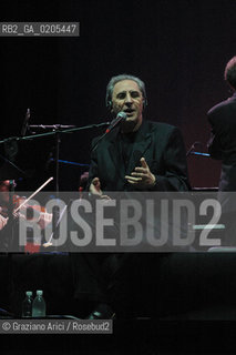 VENICE 5/07/07 - CONCERTO OF THE COMPOSER AND SINGER FRANCO BATTIATO IN ST. MARKS SQUARE ©Graziano Arici/Rosebud2 CANTANTE MUSICA POP ROCK