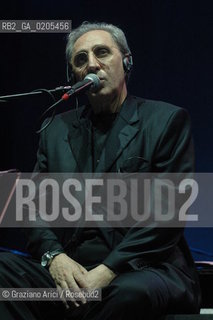 VENICE 5/07/07 - CONCERTO OF THE COMPOSER AND SINGER FRANCO BATTIATO IN ST. MARKS SQUARE ©Graziano Arici/Rosebud2 CANTANTE MUSICA POP ROCK