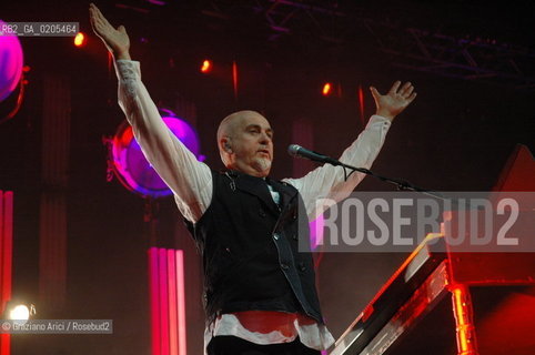 VENICE 7/07/07 - CONCERTO OF THE COMPOSER AND SINGER PETER GABRIEL IN ST. MARKS SQUARE ©Graziano Arici/Rosebud2 CANTANTE MUSICA POP ROCK