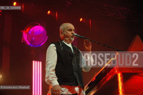 VENICE 7/07/07 - CONCERTO OF THE COMPOSER AND SINGER PETER GABRIEL IN ST. MARKS SQUARE ©Graziano Arici/Rosebud2 CANTANTE MUSICA POP ROCK